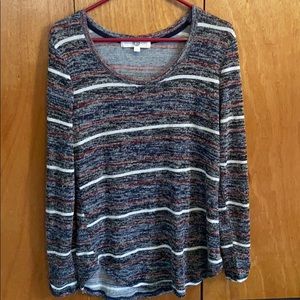 WF striped sweater